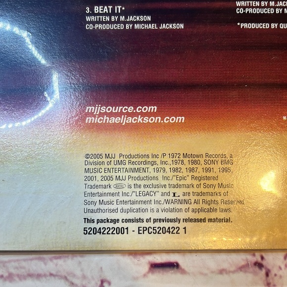 Michael Jackson The Essential Michael Jackson 2005  2LP vinyl -white - Picture 3 of 6